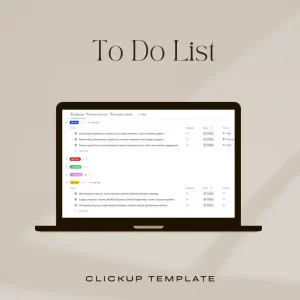 ClickUp Template - To Do List